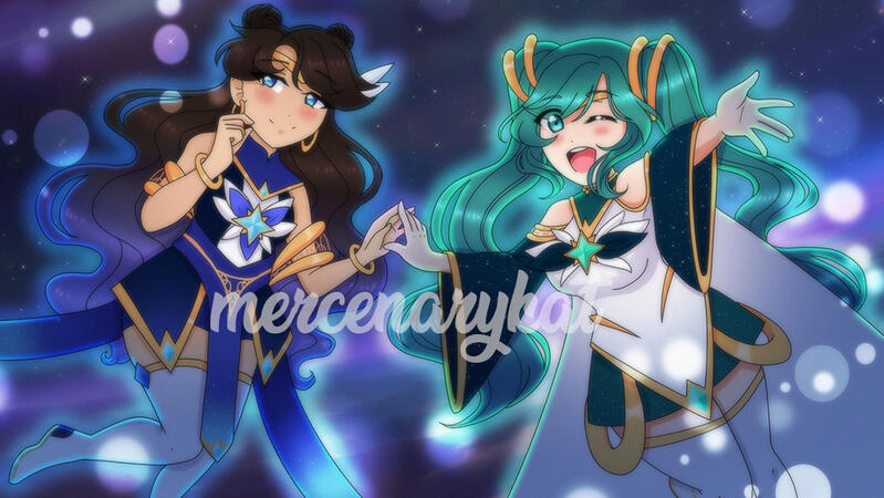 Star Guardian Irelia and Sona
